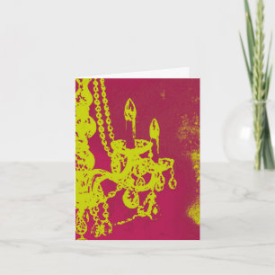 Antiek luchters ~ Card Bedankkaart