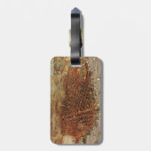 Antiek luchtkaart van San Francisco, Californië Bagagelabel (Achterkant verticaal)