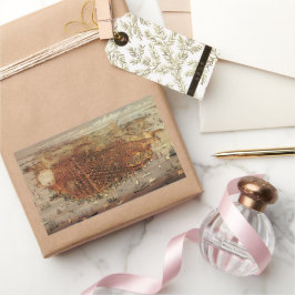 Antiek luchtkaart van San Francisco, Californië Rechthoekige Sticker