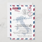 Antiek luchtpost Italië | Douche voor koppels Kaart (Voorkant)