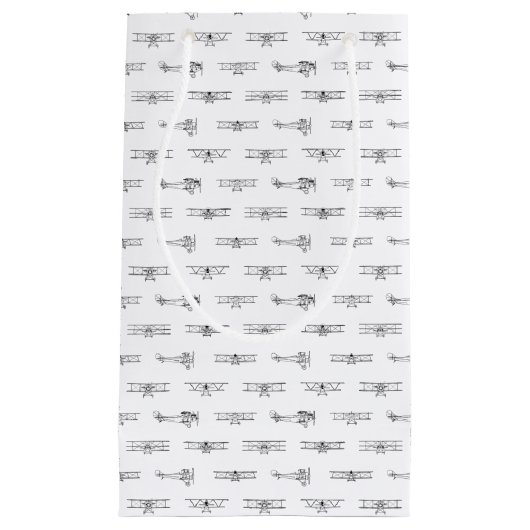 Antiek luchtvaart Art CUSTOM COLOR Klein Cadeauzakje (Voorkant)