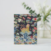 antiek luipaard briefkaart (Staand voorkant)