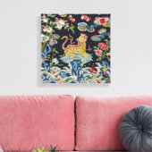 antiek luipaard canvas afdruk (Insitu (Woonkamer))