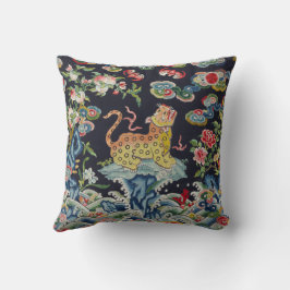  antiek luipaard kussen