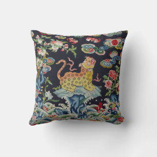  antiek luipaard kussen