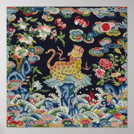 antiek luipaard poster (Voorkant)