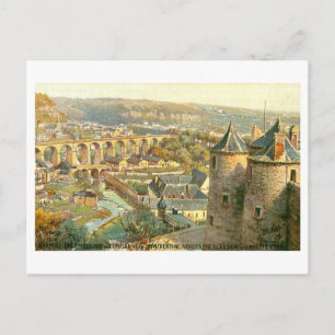 Antiek Luxemburg Briefkaart