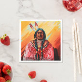 Antiek Magic Lantern Glass Slide Crows Breast Servetten (Insitu)