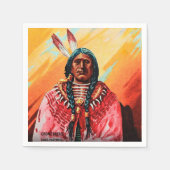 Antiek Magic Lantern Glass Slide Crows Breast Servetten (Voorkant)