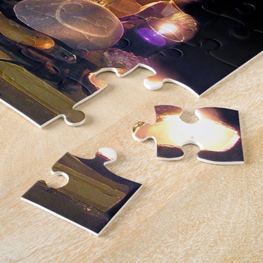 Antiek Magick Legpuzzel (Zijkant)