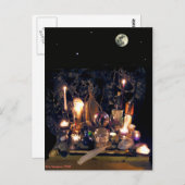 Antiek Magisch Briefkaart (Voorkant / Achterkant)