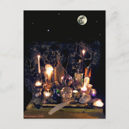 Antiek Magisch Briefkaart (Voorkant)