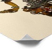 Antiek Maleisische schaduwpop Poster (Hoek)