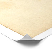 Antiek Man met anatomische loopskelet + Elk Poster (Hoek)