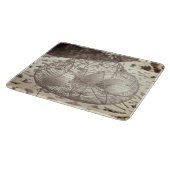 Antiek mandje voor draadeieren snijplank (Hoek)