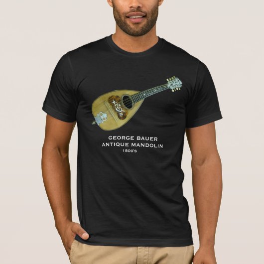 ANTIEK MANDOLIN-T-SHIRT T-SHIRT (Voorkant)