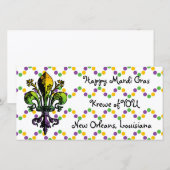 Antiek Mardi Gras Fleur (Voorkant / Achterkant)