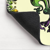 Antiek Mardi Gras Fleur Muismat (Hoek)