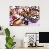 Antiek maritieme navigatiehulpmiddelen poster (Thuiskantoor)