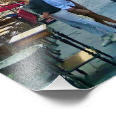 Antiek markt in Arezzo, Italië Foto Afdruk (Hoek)