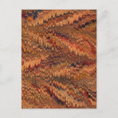 Antiek marmering uit de 18e eeuw briefkaart (Voorkant)