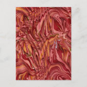 Antiek marmering uit de 18e eeuw briefkaart (Voorkant)