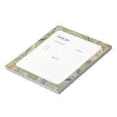 Antiek Marmerpapier Recept Notitieblok (Linkerzijde)