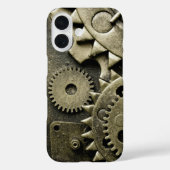 Antiek mechanisch handgeschakeld vistuig Case-Mate iPhone case (Achterkant)