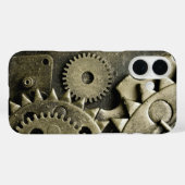 Antiek mechanisch handgeschakeld vistuig Case-Mate iPhone case (Achterkant (horizontaal))