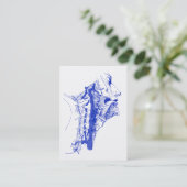 Antiek medisch Afbeelding Humaan vertebrale slagad Visitekaartje (Staand voorkant)