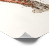 Antiek medisch anatomisch anatomisch diagram Poster (Hoek)