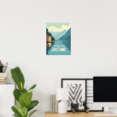 Antiek Meer van Como Poster (Thuiskantoor)