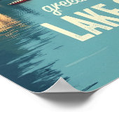 Antiek Meer van Como Poster (Hoek)