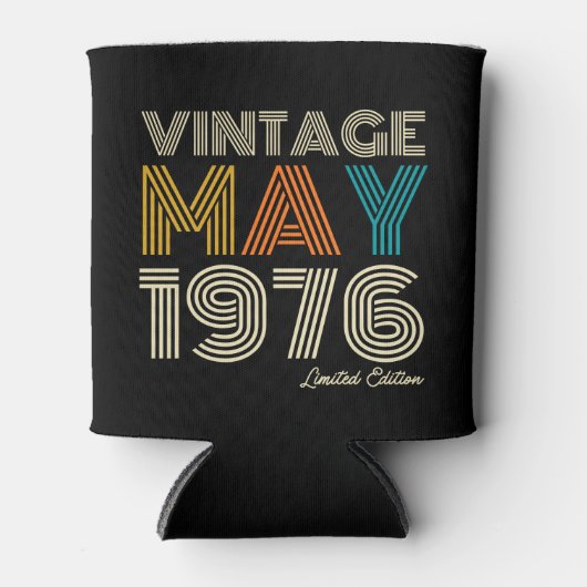 Antiek MEI 1976 Aangepast Jaar Blikjeskoeler (Voorkant)