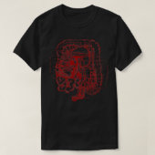 Antiek menselijke anatomie t-shirt (Design voorkant)