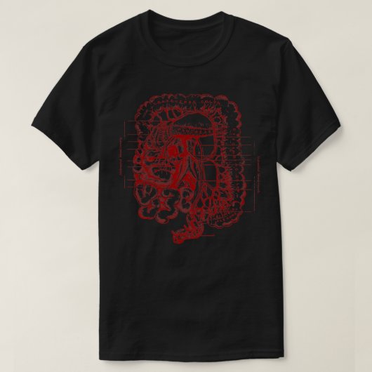 Antiek menselijke anatomie t-shirt (Design voorkant)