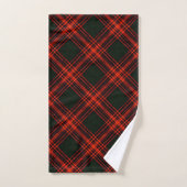 Antiek Menzies Clan Tartan Pset Scottish Pattern Bad Handdoek (Handdoek)