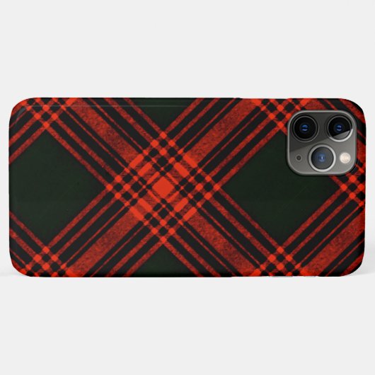 Antiek menzies jagen op Tartan Pset Pattern Case-Mate iPhone Case (Achterkant (horizontaal))
