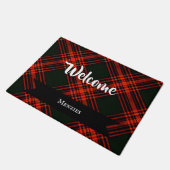Antiek menzies jagen op Tartan Pset Pattern Deurmat (Schuin)