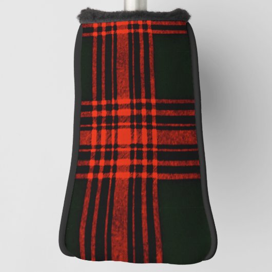 Antiek menzies jagen op Tartan Pset Pattern Golfheadcover (Draai 90)