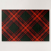 Antiek menzies jagen op Tartan Pset Pattern Legpuzzel (Horizontaal)