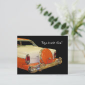 Antiek Merc Car Briefkaart-aanpassen Briefkaart (Staand voorkant)