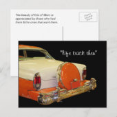 Antiek Merc Car Briefkaart-aanpassen Briefkaart (Voorkant / Achterkant)