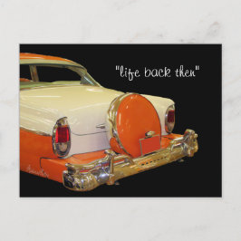 Antiek Merc Car Briefkaart-aanpassen Briefkaart