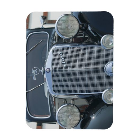 antiek mercedes 2 magneet (Verticaal)