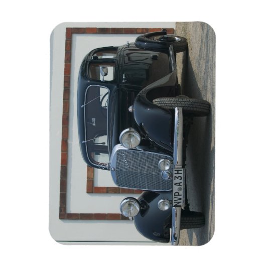 antiek mercedes 3 magneet (Verticaal)