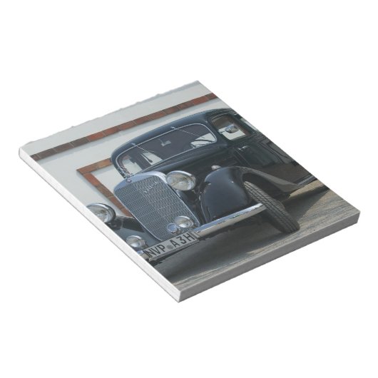 antiek mercedes 3 notitieblok (Schuin)