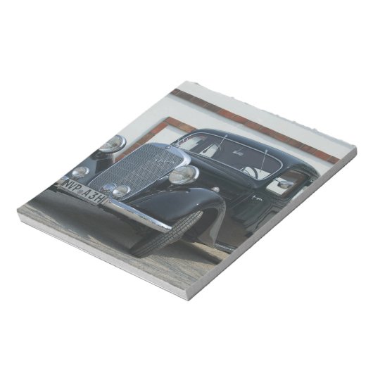 antiek mercedes 3 notitieblok (Linkerzijde)