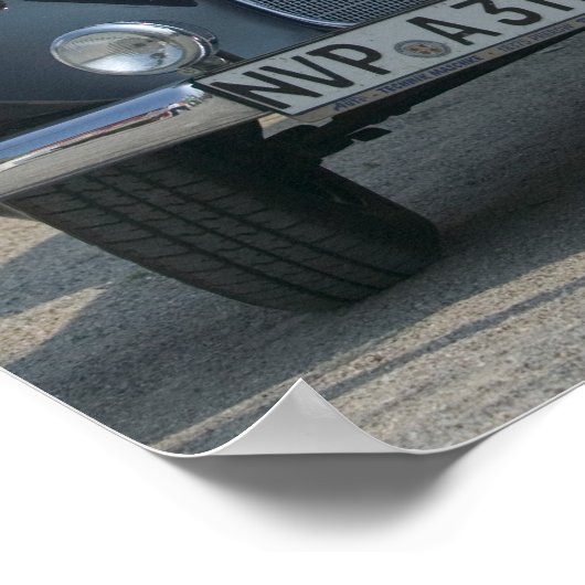 antiek mercedes 3 poster (Hoek)