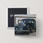 antiek mercedes 3 vierkante button 5,1 cm (Voorkant /achterkant)